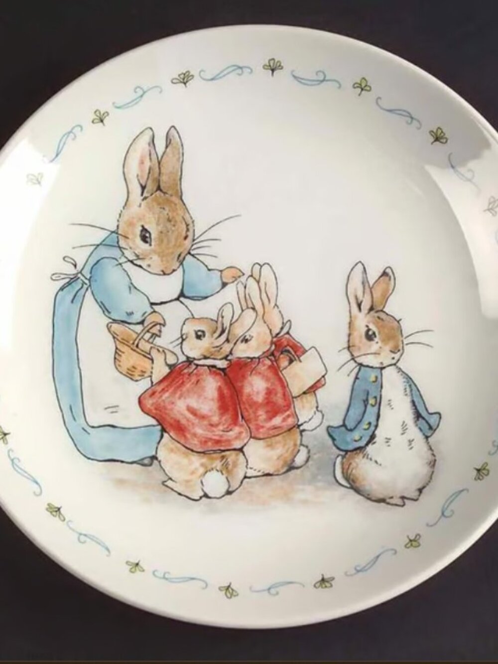 Peter Rabbit Plate by Wedgewood